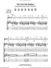 Cover icon of We Can't Be Beaten sheet music for guitar (tablature) by Rose Tattoo, Gary Anderson and Robin Riley, intermediate skill level