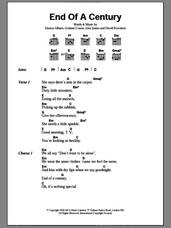 Cover icon of End Of A Century sheet music for guitar (chords) by Blur, Alex James, Damon Albarn, David Rowntree and Graham Coxon, intermediate skill level