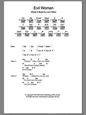 Cover icon of Evil Woman sheet music for guitar (chords) by Spooky Tooth and Larry Weiss, intermediate skill level