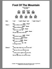 Cover icon of Foot Of The Mountain sheet music for guitar (chords) by Paul Weller, intermediate skill level