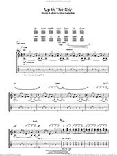 Cover icon of Up In The Sky sheet music for guitar (tablature) by Oasis and Noel Gallagher, intermediate skill level