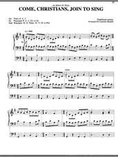 Cover icon of Come, Christians, Join To Sing sheet music for organ by Carolyn Hamlin and Miscellaneous, intermediate skill level
