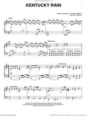 Cover icon of Kentucky Rain, (intermediate) sheet music for piano solo by Elvis Presley, Dick Heard and Eddie Rabbitt, intermediate skill level