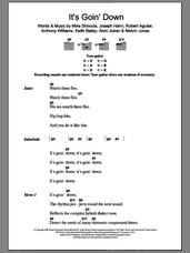 Cover icon of It's Goin' Down sheet music for guitar (chords) by X-Ecutioners, Alvin Joiner, Anthony Williams, Joseph Hahn, Keith Bailey, Melvin Jones, Mike Shinoda and Robert Aguilar, intermediate skill level