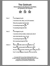 Cover icon of The Goldrush sheet music for guitar (chords) by Coldplay, Chris Martin, Guy Berryman, Jon Buckland and Will Champion, intermediate skill level