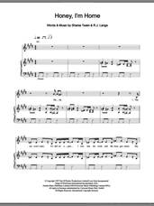 Cover icon of Honey, I'm Home sheet music for voice, piano or guitar by Shania Twain and Robert John Lange, intermediate skill level