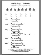 Cover icon of How To Fight Loneliness sheet music for guitar (chords) by Wilco, Jay Bennett and Jeff Tweedy, intermediate skill level
