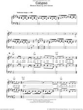 Cover icon of Calypso sheet music for voice, piano or guitar by John Denver, intermediate skill level