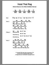 Cover icon of Hoist That Rag sheet music for guitar (chords) by Tom Waits and Kathleen Brennan, intermediate skill level
