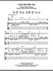 Cover icon of I Can't Be With You sheet music for guitar (tablature) by The Cranberries and Noel Hogan, intermediate skill level