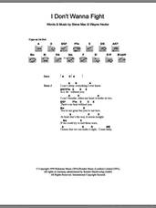 Cover icon of I Don't Wanna Fight sheet music for guitar (chords) by Westlife, Steve Mac and Wayne Hector, intermediate skill level