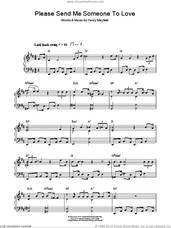 Cover icon of Please Send Me Someone To Love, (intermediate) sheet music for piano solo by Percy Mayfield, intermediate skill level