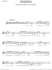 Cover icon of Flying Home sheet music for piano solo (chords, lyrics, melody) by Lionel Hampton and Benny Goodman, intermediate piano (chords, lyrics, melody)