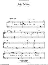 Cover icon of Baby Be Mine sheet music for piano solo by Michael Jackson and Rod Temperton, easy skill level