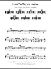 Cover icon of I Love The Way You Love Me sheet music for piano solo (chords, lyrics, melody) by Boyzone, Chuck Cannon and Victoria Shaw, intermediate piano (chords, lyrics, melody)