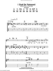 Cover icon of I Shall Be Released sheet music for guitar (tablature) by Bob Dylan, intermediate skill level