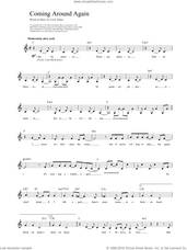 Cover icon of Coming Around Again sheet music for voice and other instruments (fake book) by Carly Simon, intermediate skill level