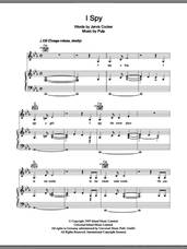 Cover icon of I Spy sheet music for voice, piano or guitar by Pulp and Jarvis Cocker, intermediate skill level
