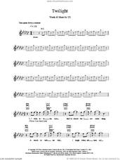 Cover icon of Twilight sheet music for voice and other instruments (fake book) by U2, intermediate skill level