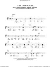 Cover icon of I'll Be There For You sheet music for piano solo (chords, lyrics, melody) by The Rembrandts, Allee Willis, Danny Wilde, David Crane, Marta Kauffman, Michael Skloff and Philip Solem, intermediate piano (chords, lyrics, melody)