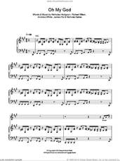 Cover icon of Oh My God sheet music for voice, piano or guitar by Lily Allen, Kaiser Chiefs, Andrew White, James Rix, Nicholas Baines, Nicholas Hodgson and Richard Wilson, intermediate skill level