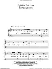 Cover icon of Fight For This Love sheet music for piano solo by Cheryl Cole, Andre Merritt, Steve Kipner and Wayne Wilkins, easy skill level