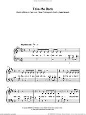 Cover icon of Take Me Back sheet music for piano solo by Tinchy Stryder featuring Taio Cruz, Tinchy Stryder, Fraser Thorneycroft-Smith, Kwasi Danquah and Taio Cruz, easy skill level