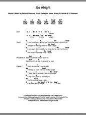 Cover icon of It's Alright sheet music for guitar (chords) by Ben Folds Five, Jason Brown, Julian Gallagher, R. Neville, Richard Stannard and Sylvia Robinson, intermediate skill level