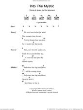 Cover icon of Into The Mystic sheet music for guitar (chords) by Van Morrison, intermediate skill level