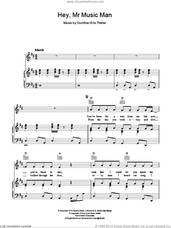 Cover icon of Hey, Mr Music Man sheet music for voice, piano or guitar by Peters & Lee and Gunther-Eric Thoner, intermediate skill level