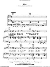 Cover icon of Him sheet music for voice, piano or guitar by Rupert Holmes, intermediate skill level