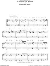 Cover icon of Cantaloupe Island, (easy) sheet music for piano solo by Herbie Hancock, easy skill level