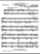 Cover icon of To Sir, With Love (complete set of parts) sheet music for orchestra/band (Rhythm) by Don Black, Marc London, Adam Anders, Glee Cast, Lulu, Miscellaneous, Roger Emerson and Tim Davis, intermediate skill level