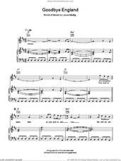 Cover icon of Goodbye England (Covered In Snow) sheet music for voice, piano or guitar by Laura Marling, intermediate skill level