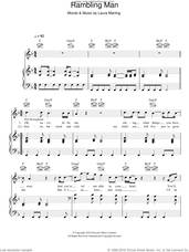 Cover icon of Rambling Man sheet music for voice, piano or guitar by Laura Marling, intermediate skill level
