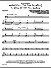 Cover icon of Waka Waka (This Time For Africa), the official 2010 fifa world cup song sheet music for orchestra/band (synthesizer) by John Hill, Dooh Belly Eugene Victor, Emile Kojidie, Shakira, Za Bell Jean Paul, Zolani Mahola and Mark Brymer, intermediate skill level