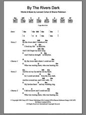 Cover icon of By The Rivers Dark sheet music for guitar (chords) by Leonard Cohen and Sharon Robinson, intermediate skill level