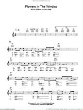 Cover icon of Flowers In The Window sheet music for voice and other instruments (fake book) by Merle Travis and Fran Healy, intermediate skill level