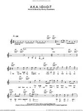 Cover icon of A.K.A. I-D-I-O-T sheet music for voice and other instruments (fake book) by The Hives and Randy Fitzsimmons, intermediate skill level