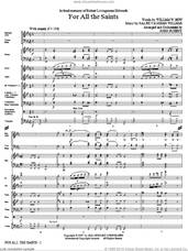 Cover icon of For All The Saints (complete set of parts) sheet music for orchestra/band (chamber ensemble) by John Purifoy, Ralph Vaughan Williams and William W. How, intermediate skill level