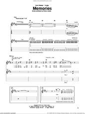 Cover icon of Memories sheet music for guitar (tablature) by Weezer and Rivers Cuomo, intermediate skill level