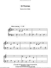 Cover icon of St Thomas sheet music for piano solo by Sonny Rollins, easy skill level