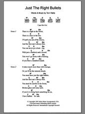 Cover icon of Just The Right Bullets sheet music for guitar (chords) by Tom Waits, intermediate skill level