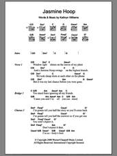 Cover icon of Jasmine Hoop sheet music for guitar (chords) by Kathryn Williams, intermediate skill level