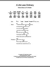 Cover icon of A Life Less Ordinary sheet music for guitar (chords) by Tim Wheeler, intermediate skill level