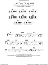 Cover icon of Last Thing On My Mind sheet music for piano solo (chords, lyrics, melody) by Steps, Keren Woodward, Mike Stock, Pete Waterman and Sarah Dallin, intermediate piano (chords, lyrics, melody)