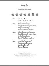 Cover icon of Kung Fu sheet music for guitar (chords) by Tim Wheeler, intermediate skill level