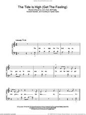 Cover icon of The Tide Is High (Get The Feeling) sheet music for piano solo by Blondie, Bill Padley, Howard Barrett, Jem Godfrey, John Holt and Tyrone Evans, easy skill level