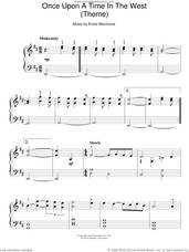 Cover icon of Once Upon A Time In The West (Theme) sheet music for piano solo by Ennio Morricone, easy skill level
