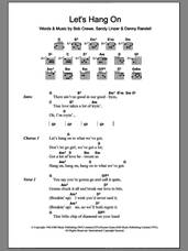 Cover icon of Let's Hang On sheet music for guitar (chords) by Frankie Valli & The Four Seasons, Bob Crewe, Denny Randell and Sandy Linzer, intermediate skill level